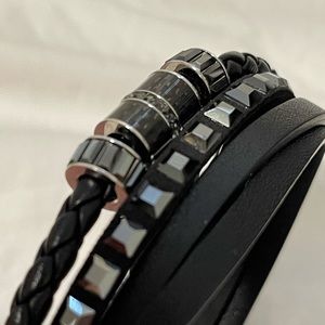 Swarovski Mens Layered Bracelet